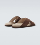 Brunello Cucinelli Suede slides