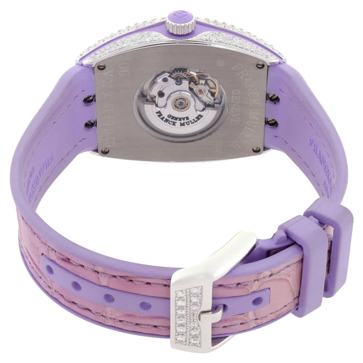 Franck Muller Lady Vanguard Automatic Diamond Ladies Watch V 32 SC AT FO D CD OG VL WG