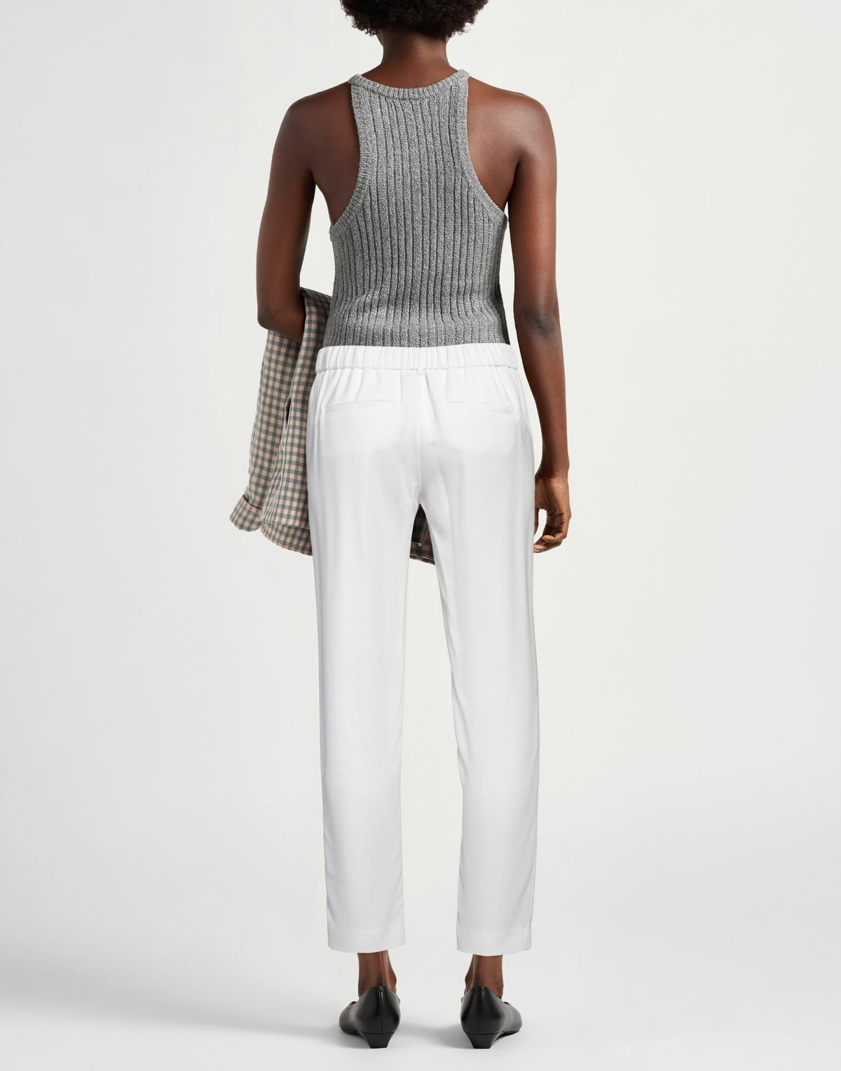 Peserico Womens Pants in White