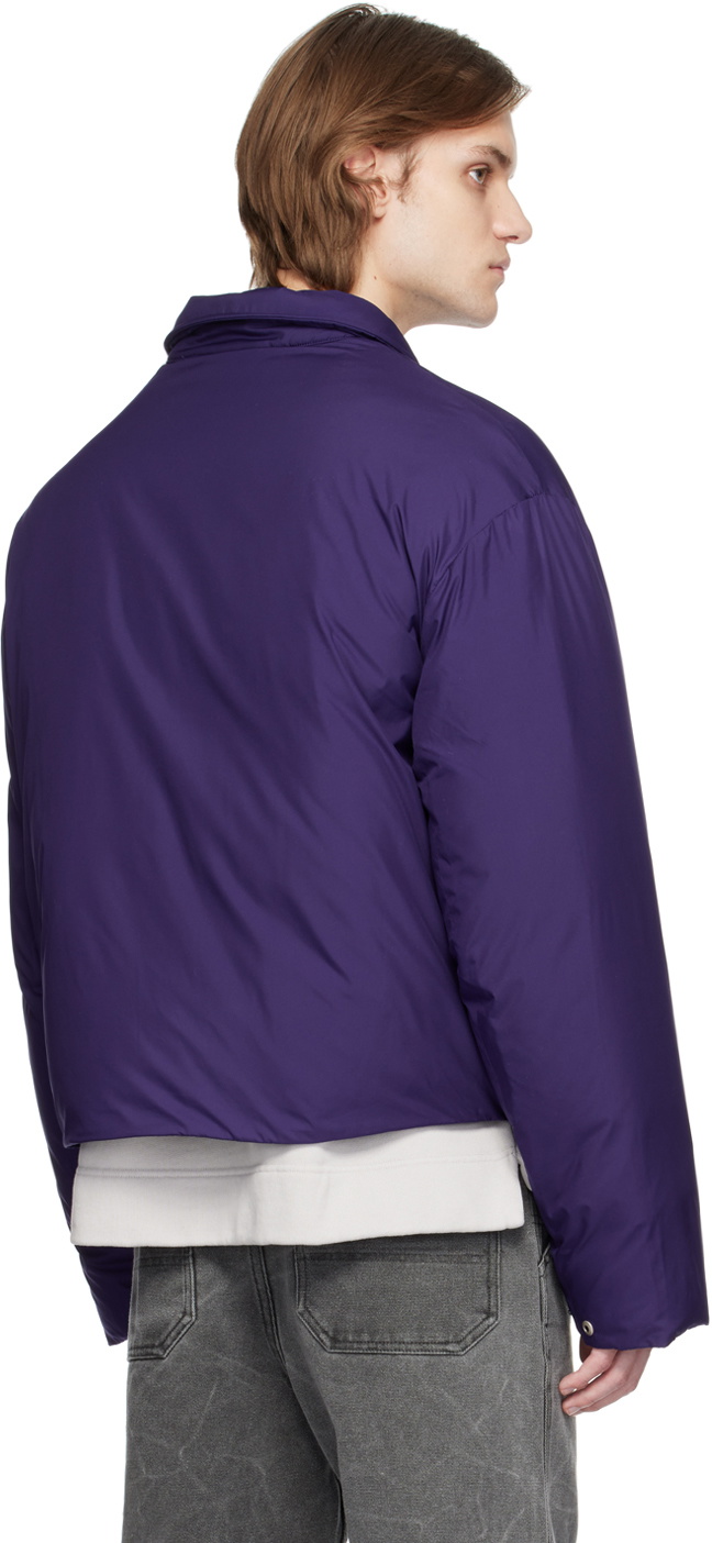 Acne Studios Purple Zip-Up Down Jacket Acne Studios Acne Studios Purple Zip-Up Down Jacket Acne Studios