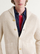 RRL - Shawl-Collar Cotton and Linen-Blend Cardigan - Neutrals