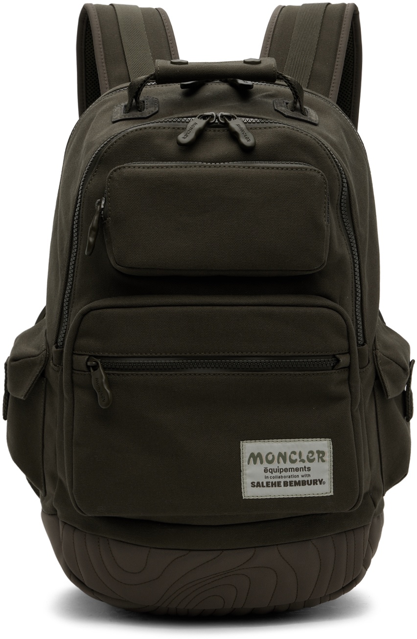 Photo: Moncler Genius Moncler Salehe Bembury Khaki Backpack