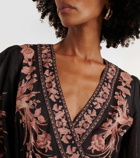 Zimmermann Waverly floral cotton wrap dress