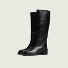 Aeyde Women's Taito Block Heel Boots in Black