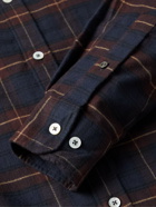 Norse Projects - Anton Button-Down Collar Checked Brushed Cotton-Flannel Shirt - Brown