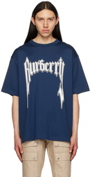 Burberry Navy Printed T-Shirt