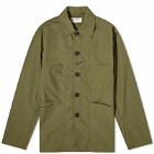 Universal Works Men's Recycled Bakers Jacket in Olive