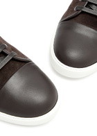 Lanvin DBB1 Suede Sneakers Dark Brown