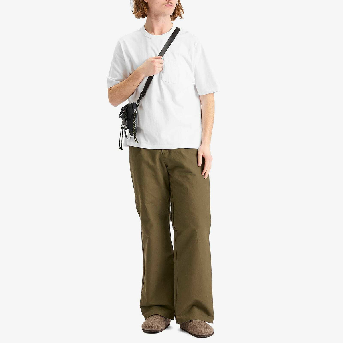 Corridor Men's Garment Dye T-Shirt in White
