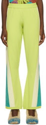 Marco Rambaldi Green Contrast Track Lounge Pants