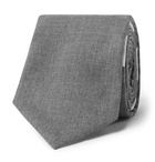 Thom Browne - 5cm Striped Wool Tie - Gray