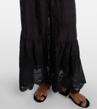 Marant Etoile Paoline lace-trimmed maxi skirt