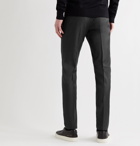 INCOTEX - Slim-Fit Wool and Cashmere-Blend Twill Trousers - Gray