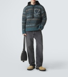 Loewe Logo intarsia wool-blend sweater