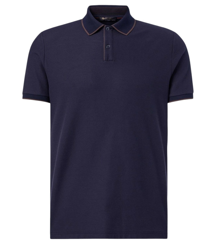 Photo: Loro Piana Brentwood cotton-blend piqué polo shirt