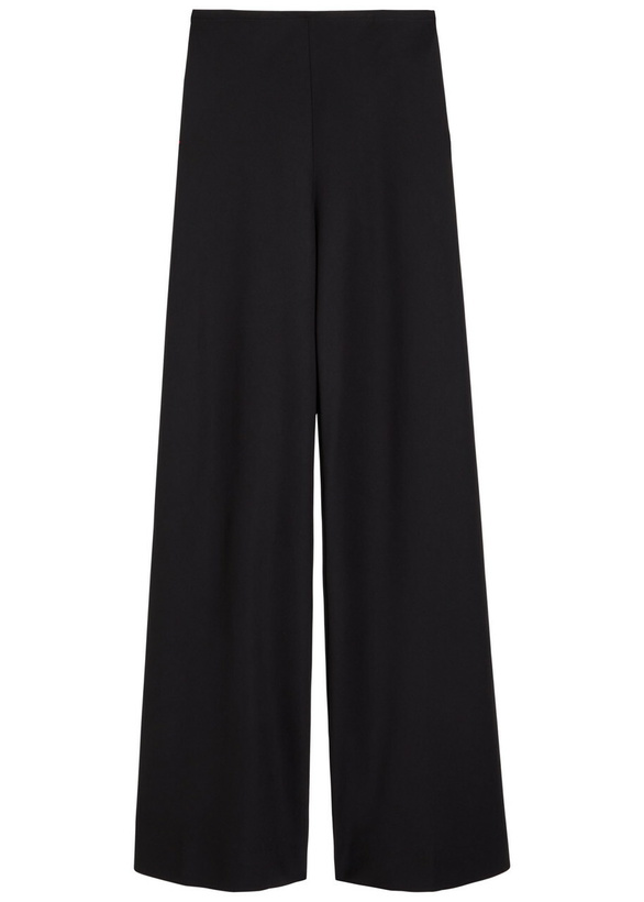 Photo: Staud Stroll Crepe Trousers Black