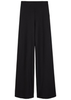 Staud Stroll Crepe Trousers Black