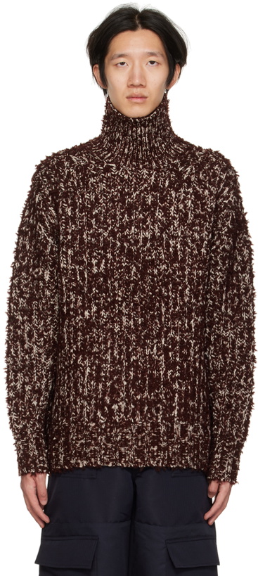 Photo: Acne Studios Brown High Neck Sweater