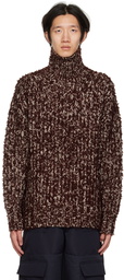 Acne Studios Brown High Neck Sweater