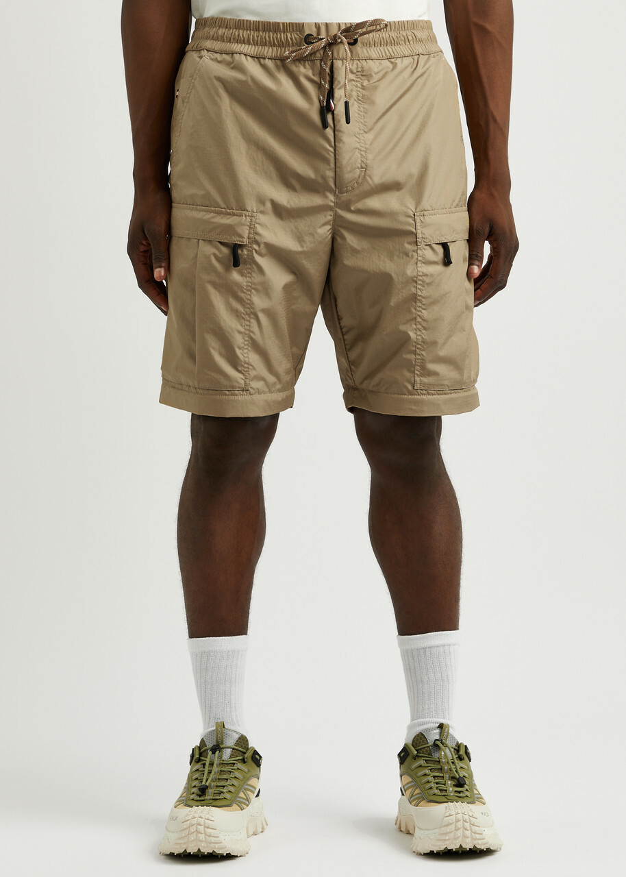 Moncler Grenoble Day-Namic Shell Cargo Trousers Beige