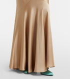 Max Mara Satin maxi skirt