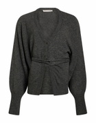 Manila Grace Womens Cardigan in Grey