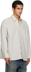 Sunflower White & Khaki Stable Shirt