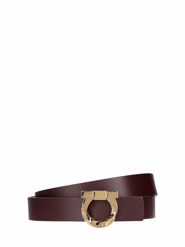 Photo: FERRAGAMO - 2.5cm Reversible Leather Belt
