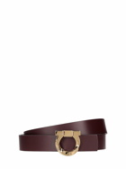 FERRAGAMO - 2.5cm Reversible Leather Belt