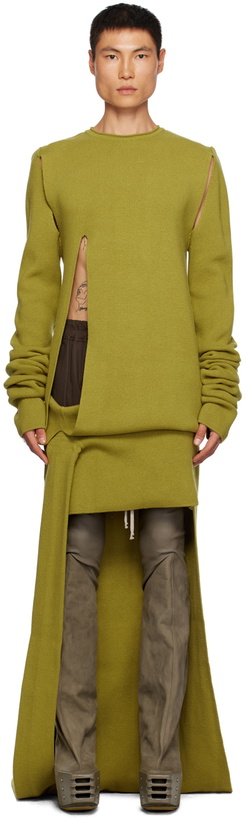 Photo: Rick Owens Yellow Banana Sweater