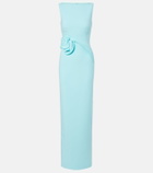 Roland Mouret Floral-appliqué gown