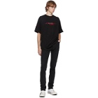Opening Ceremony Black Embroidered Logo T-Shirt