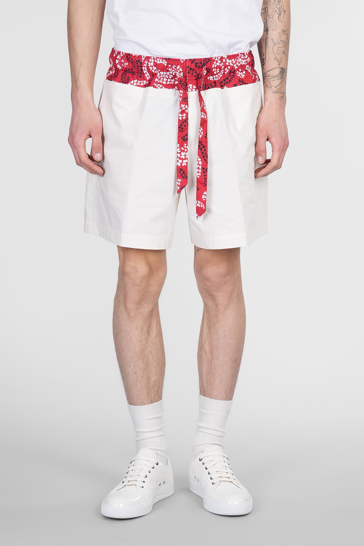 Lanvin Shorts In Beige Cotton
