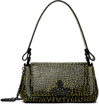 Vivienne Westwood Black & Yellow Hazel Medium Bag