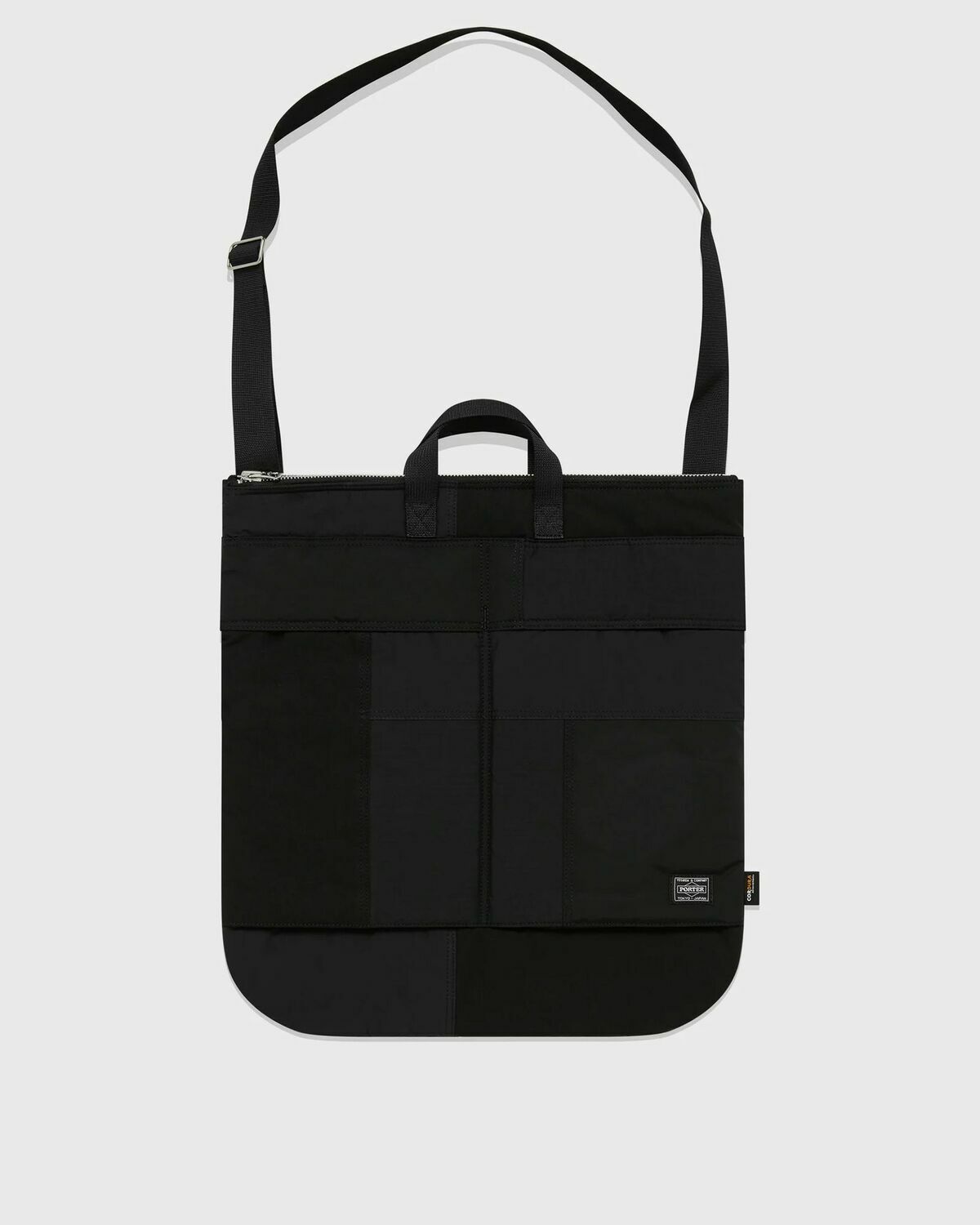 Comme Des Garçons Homme X Porter Patchwork Helmet Bag Black Messenger & Crossbody Bags