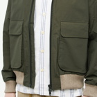 Oliver Spencer Men's Langar Bomber Jacket in Dark Green