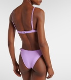 Coperni Flower floral-appliqué bikini top