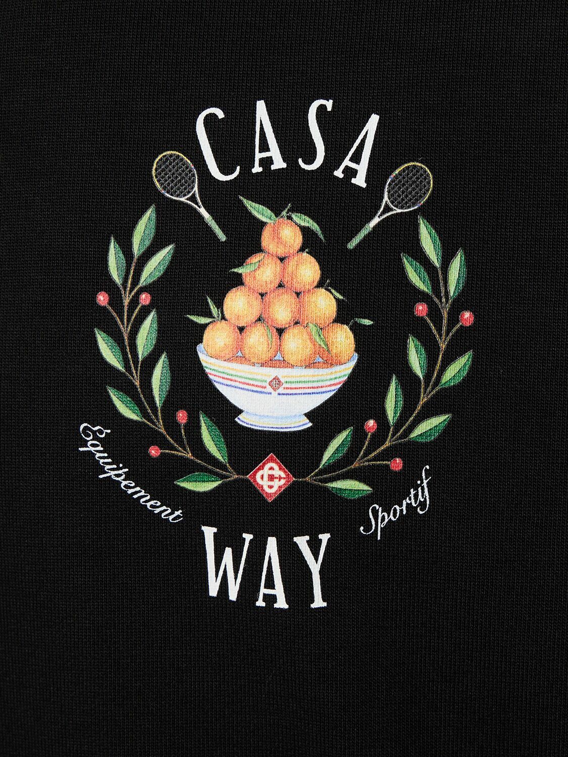 VIP【関税送料無料】希少 Casablanca Casa Way T-Shirt CASABLANCA - Lvr Exclusive Casa Way Cotton T-shirt Casablanca