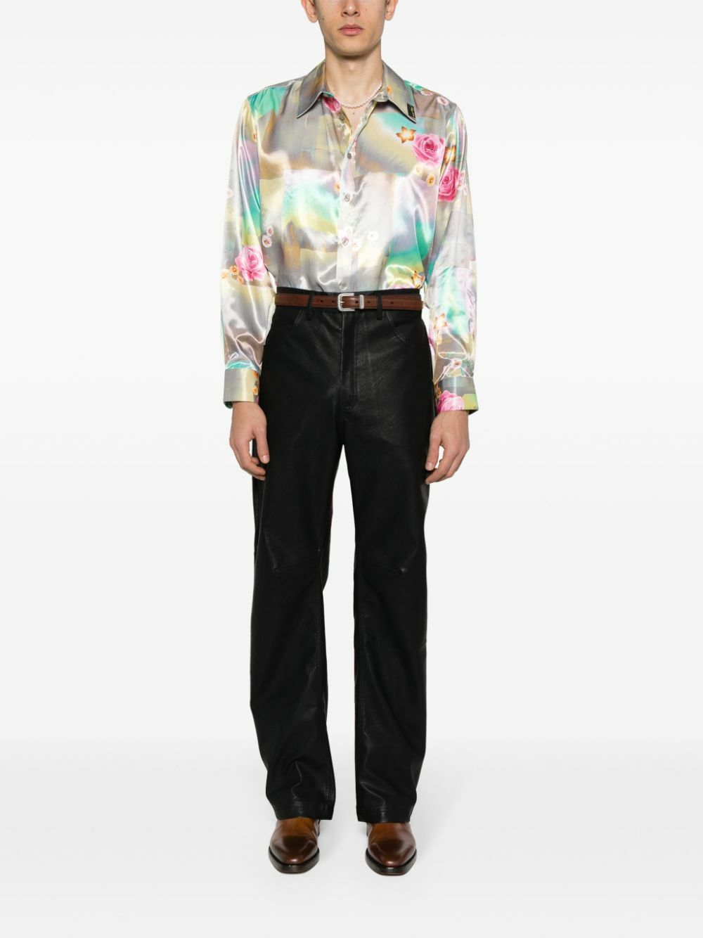 martine rose dress shirt Martine Rose Striped Shirt | Blue