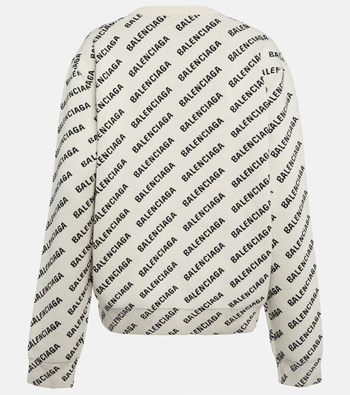 Balenciaga - Logo cotton-blend sweater Balenciaga