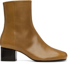 LEMAIRE Tan Anatomic 55MM Boots