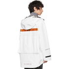 Heron Preston White High Tech Parka