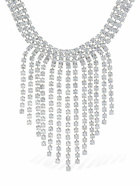 ALESSANDRA RICH - Crystal Necklace W/ Fringes