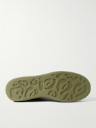 Alexander McQueen - Exaggerated-Sole Suede Sneakers - Green