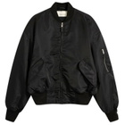 Entire Studios Women's Broad Bomber Jacket in Oil