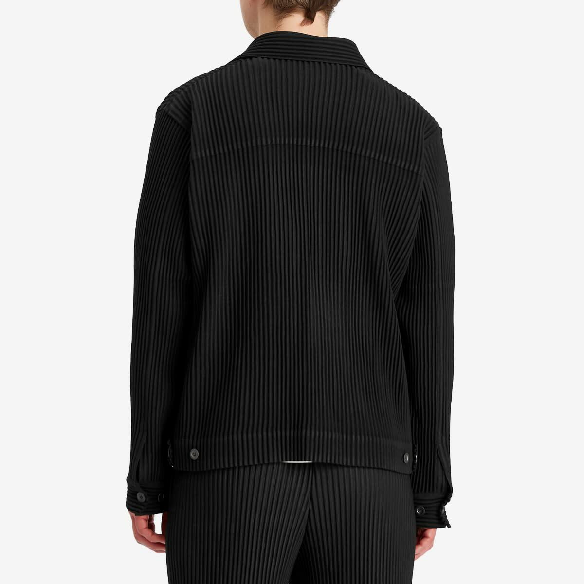 Homme Plissé Issey Miyake Men's Wool Light Pleated Trucker