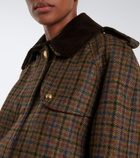 Blazé Milano Chausie checked virgin wool jacket