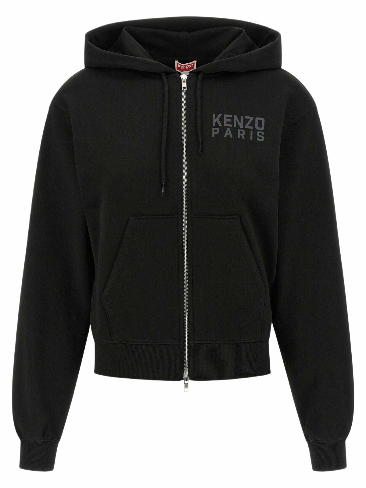 Kenzo Black Kenzo Paris Full Zip Hoodie Kenzo