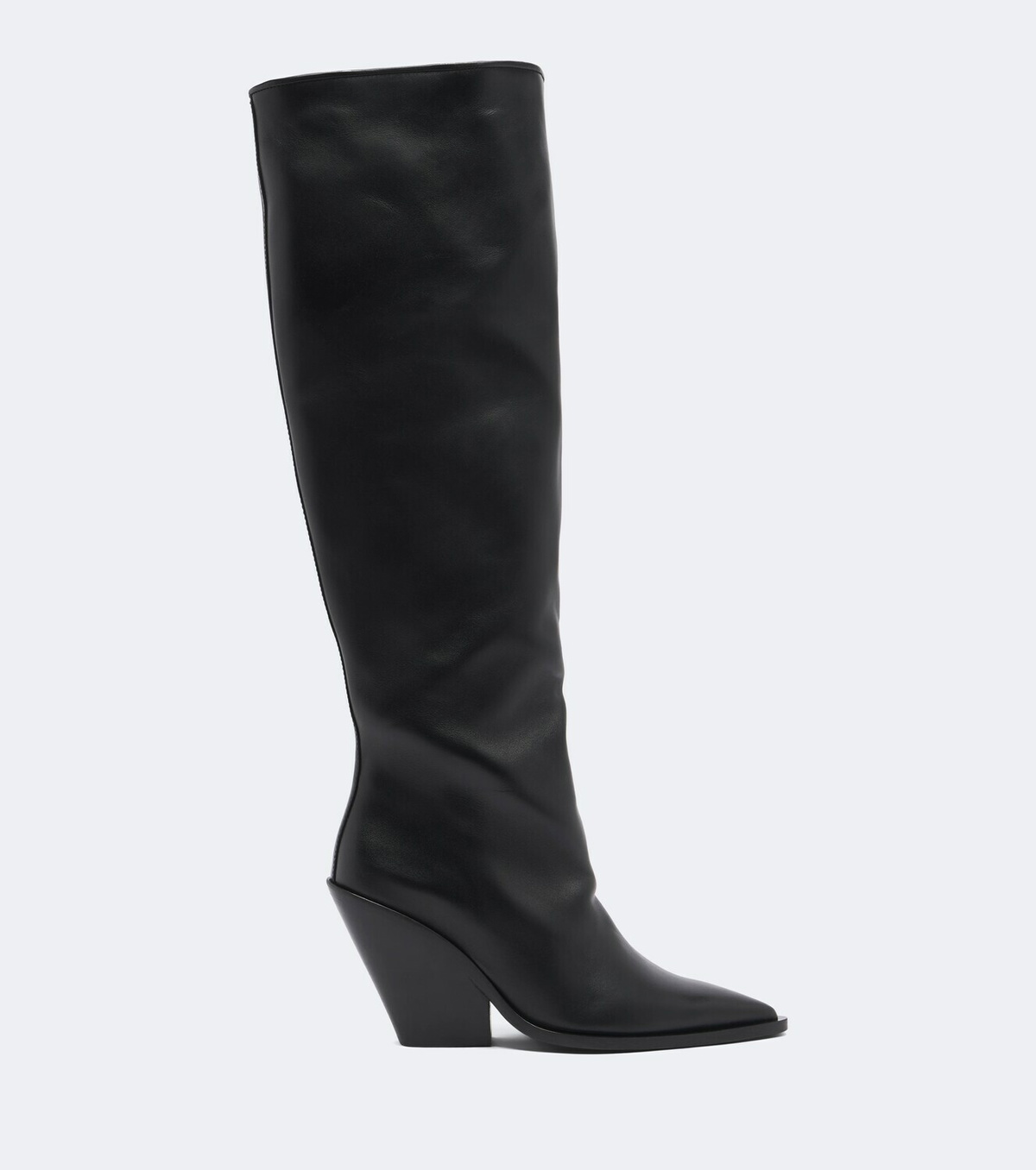 Souliers Martinez Nevada leather knee-high boots