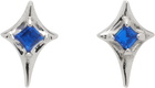Vitaly Silver & Blue Volt Earrings